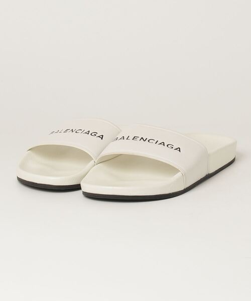 BALENCIAGA 「BALENCIAGA」 ビーチサンダル 38 ホワイト