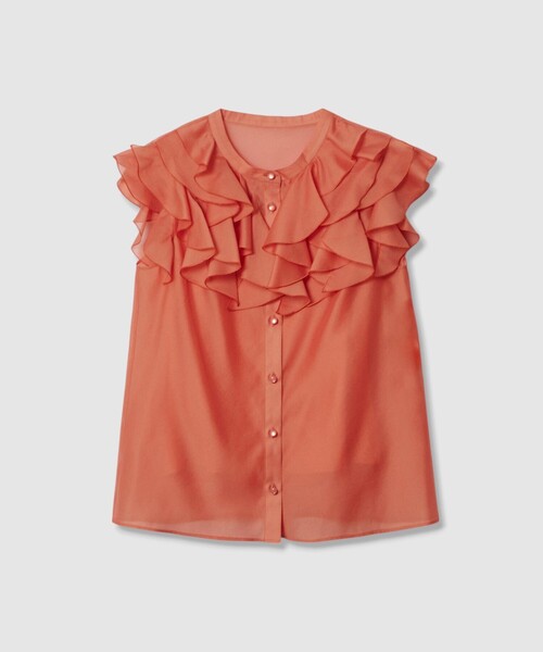 ブラウス シャツ 「LOULOU WILLOUGHBY」ラッフルボリュームブラウス レディース LOULOU WILLOUGHBY ブラウス シャツ 「LOULOU WILLOUGHBY