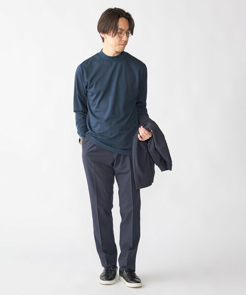 SHIPS（シップス） tシャツ 「WEB限定」SHIPS: ポンチ モックネック