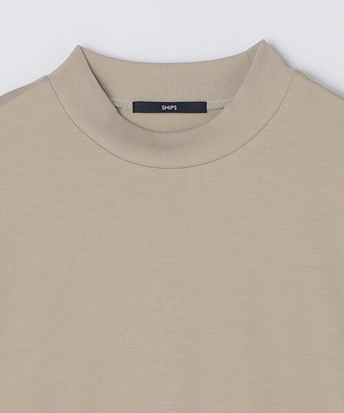 SHIPS（シップス） tシャツ 「WEB限定」SHIPS: ポンチ モックネック