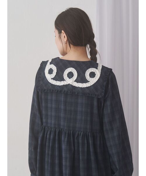 merry jenny（メリージェニー） ワンピース くるくるフリルカラー