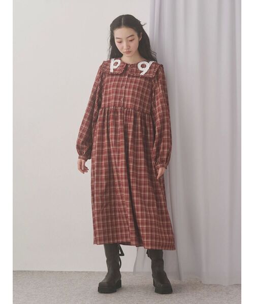 merry jenny（メリージェニー） ワンピース くるくるフリルカラー