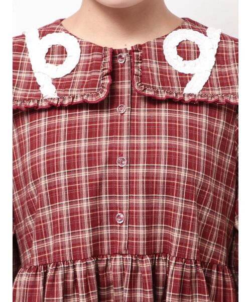 merry jenny（メリージェニー） ワンピース くるくるフリルカラー