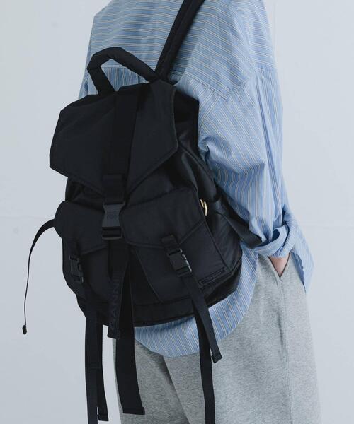 GANNI（ガニー） デイバック リュック GANNI Recycled Tech Backpack
