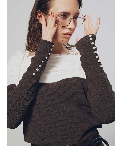 コエル（COEL）/シャーリングオフショルトップス COEL（コエル） tシャツ シャーリングオフショルトップス レディース