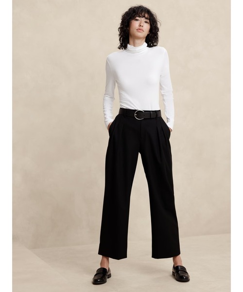 「BANANA REPUBLIC FACTORY STORE」 長袖カットソー S ブラック レディース
