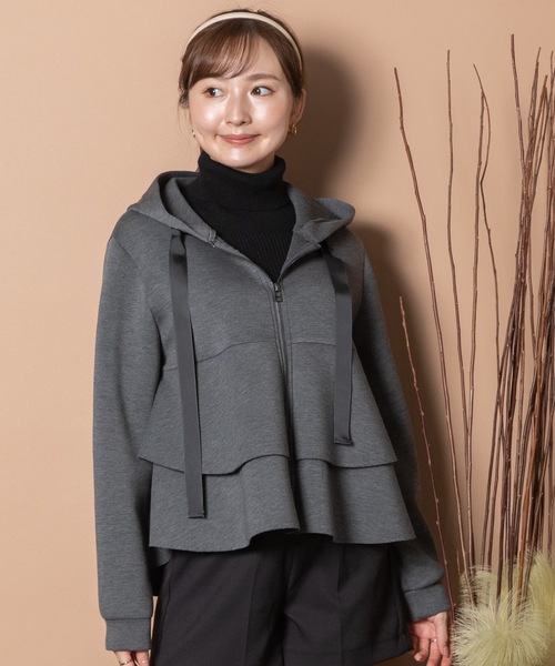 MHBG TOKYO」 「piacere」ジップアップパーカー FREE ブラック