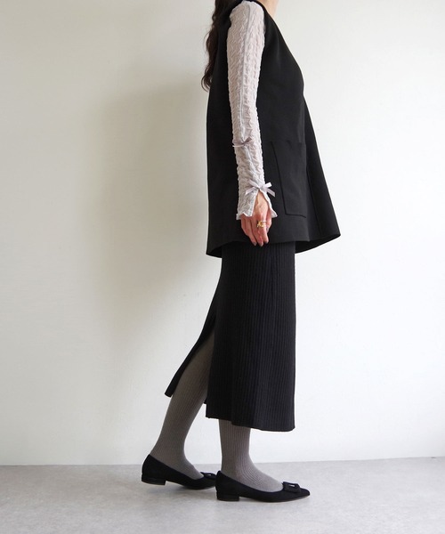FABIO RUSCONI（ファビオルスコーニ） パンプス スクエアバックル