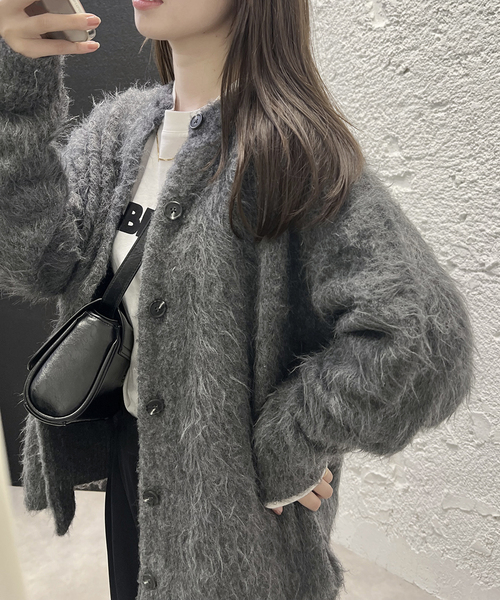 カーディガン　ジャーナルスタンダード JOURNAL STANDARD カーディガン 「WEB限定追加」シャギー