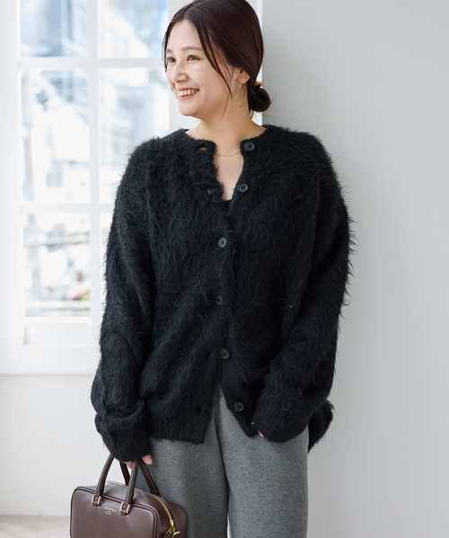 JOURNAL STANDARD カーディガン 「WEB限定追加」シャギー