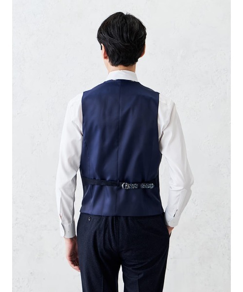 スーツカンパニー セットアップ スーツ 3ピース ベスト ビジネス シルク Perfect Suit FActory（パーフェクト スーツ ファクトリー