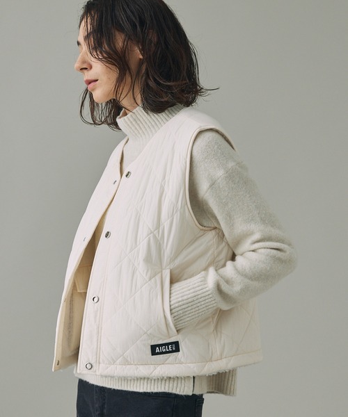 AIGLE（エーグル） ダウンベスト ベスト Dupont Sorona中綿 撥水