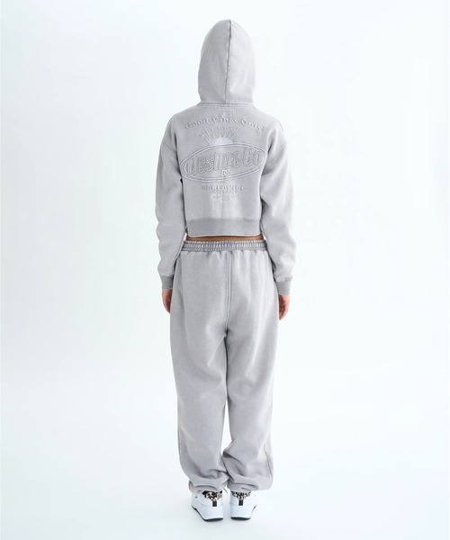 アッシャー 25SS JANELLE フーディー パーカー S グレー DC SHOES（ディーシーシューズ） パーカー 25 WS HIDDEN SHORT Z/DC