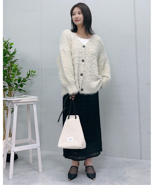 カーディガン 「＆soiree」モヘアライクシャギーニットカーディガン レディース | ＆soiree | 11