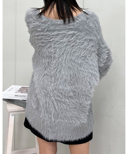 カーディガン 「＆soiree」モヘアライクシャギーニットカーディガン レディース | ＆soiree | 15