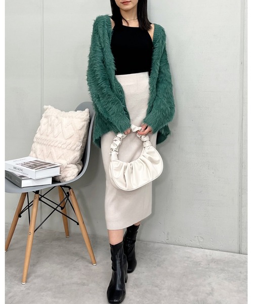 カーディガン 「＆soiree」モヘアライクシャギーニットカーディガン レディース | ＆soiree | 24