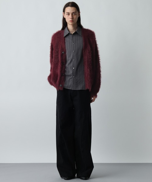 HARE（ハレ） カーディガン ロングシャギーカーディガン(HARE) メンズ