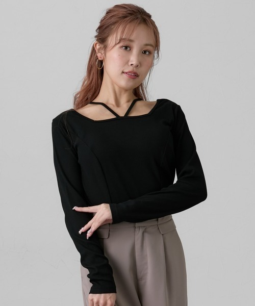 Nissen glamor（ニッセングラマー） tシャツ 「大きい胸専用」選べる衿