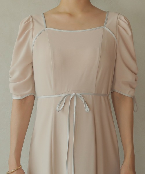 「Kana」 「METTREVE」半袖ワンピース M オフホワイト レディース_画像3