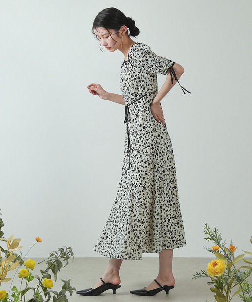 「Kana」 「METTREVE」半袖ワンピース M オフホワイト レディース_画像5