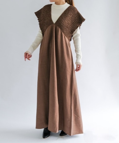 ワンピース シャーリングロングワンピース : ZOZOTOWN Yahoo!店 - 通販