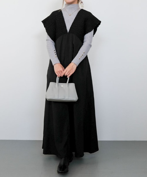 ワンピース シャーリングロングワンピース : ZOZOTOWN Yahoo!店 - 通販