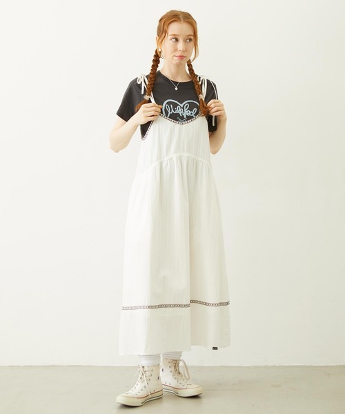 MILKFED.（ミルクフェド） ワンピース TYROLEAN TAPE CAMI DRESS