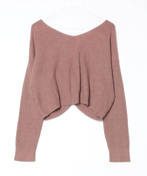 「Leja」 長袖ニット - ブラウン レディース_画像2