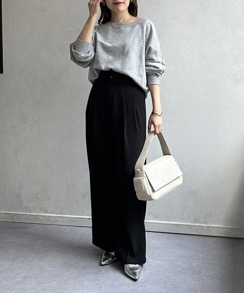 「Thevon」 スウェットカットソー FREE ブラウン レディース_画像7