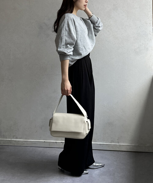 「Thevon」 スウェットカットソー FREE ブラウン レディース_画像8