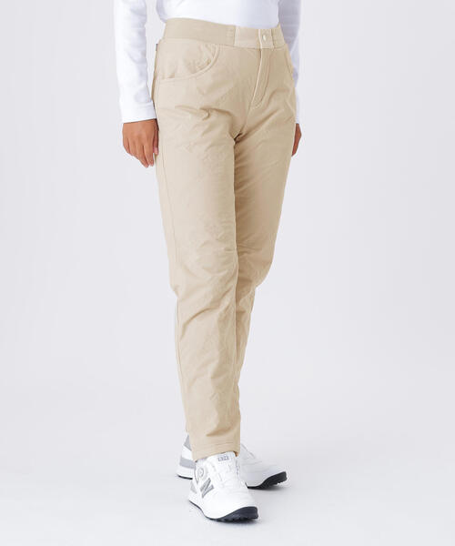 NEW BALANCE GOLF キルティングパンツ 中綿 ベージュsize 4 New Balance Golf（ニューバランスゴルフ） パンツ 「new balance golf