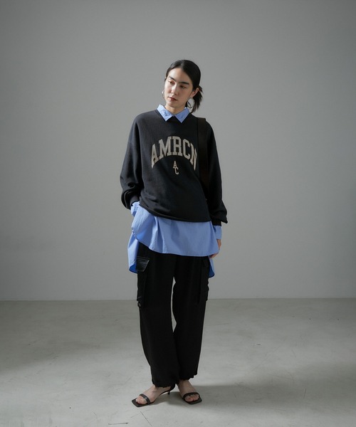 AMERICANA（アメリカーナ） スウェットカットソー FREE スミクロ