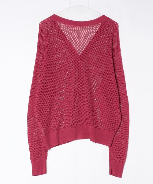 「RODEO CROWNS WIDE BOWL」 ニットカーディガン FREE ピンク レディース_画像2