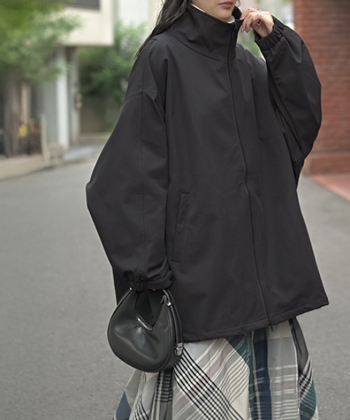 PGG 新品タグ付き レディースアウター ジップアップブルゾン サイズ0 HUG.U（ハグユー） ブルゾン アウター ドルマン裏フリースジップ