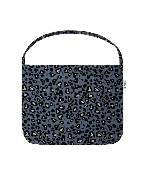 emis new leopard corduroy eco bag gray LEOPARD CORDUROY ECO BAG – fokka