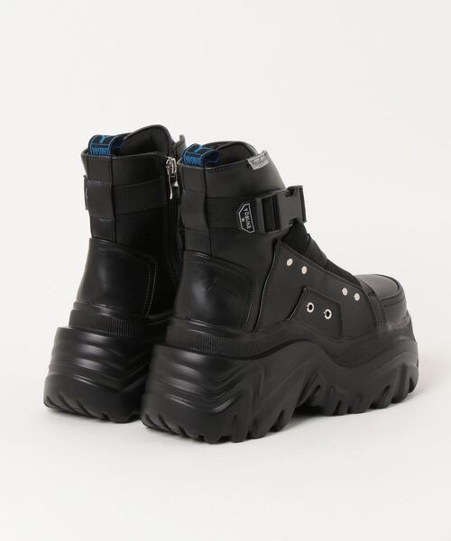 「YOSUKE」 ショートブーツ M ブラック レディース_画像3