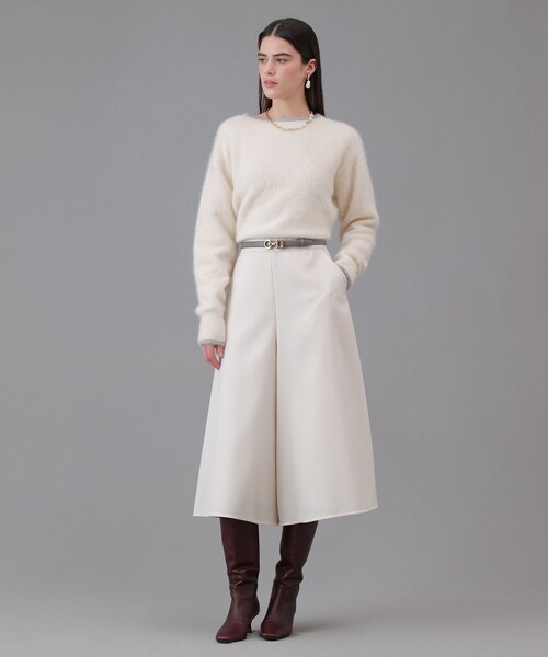 ANAYI（アナイ） パンツ カルゼフレアガウチョパンツ レディース