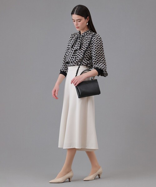 ANAYI（アナイ） パンツ カルゼフレアガウチョパンツ レディース