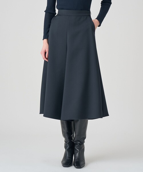 ANAYI（アナイ） パンツ カルゼフレアガウチョパンツ レディース