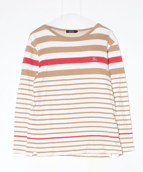 バーバリーブラックレーベル メンズホワイトクリーム色 今シーズン