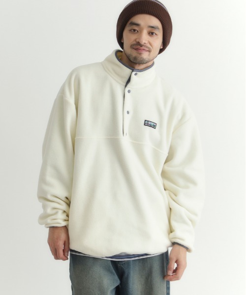 SEA ジップアップ トレーナー FREE ネイビー/ホワイト AOYAMA 【洋服の青山】ハーフジップ トレーナー メンズ 春夏 秋冬