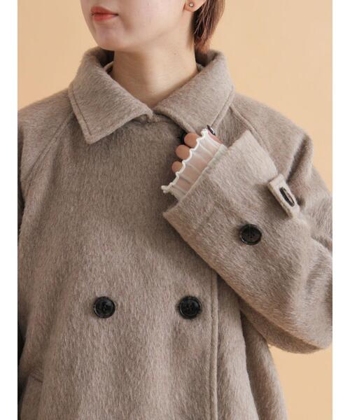 ehka sopo（エヘカソポ） コート アウター シャギーダブルコート