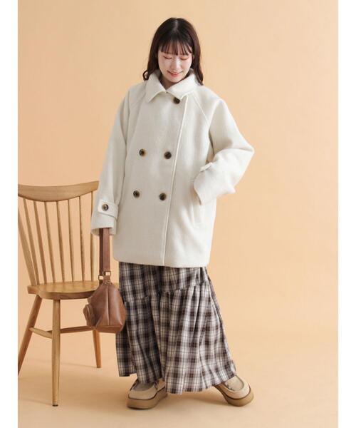 ehka sopo（エヘカソポ） コート アウター シャギーダブルコート