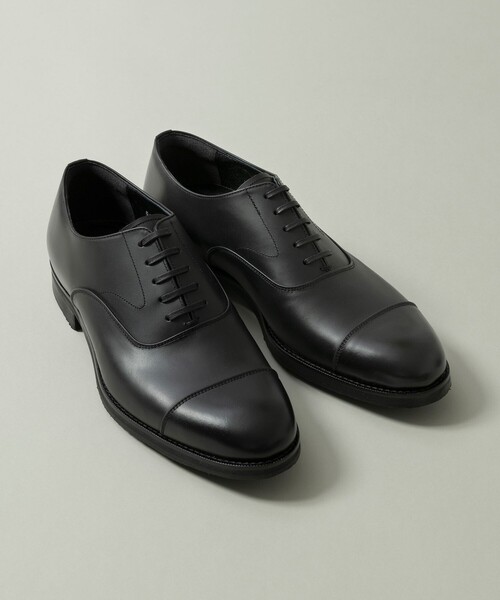 「三陽山長」 シューズ 25.5cm ブラック メンズ_画像2