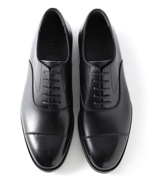 「三陽山長」 シューズ 25.5cm ブラック メンズ_画像5