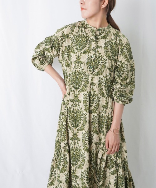 「LUCA/LADY LUCK LUCA」 長袖ワンピース FREE ブルー レディース_画像3