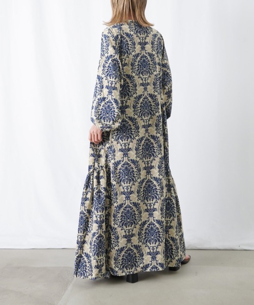 「LUCA/LADY LUCK LUCA」 長袖ワンピース FREE ブルー レディース_画像8