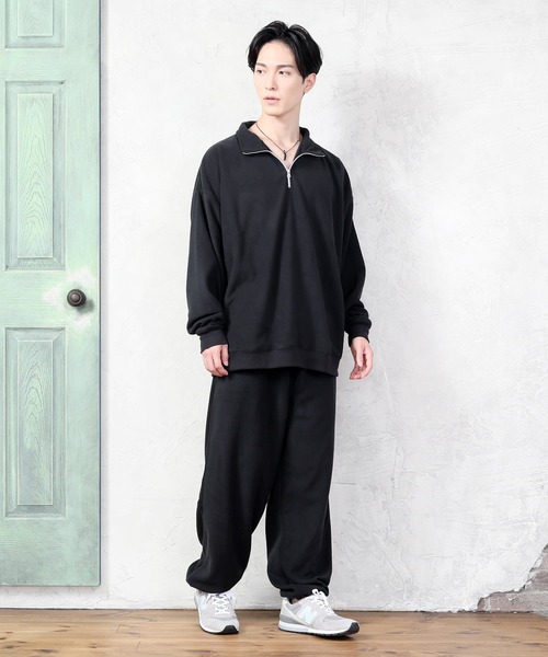 「TopIsm」 「Lounge wear」イージーパンツ M ブラック メンズ_画像6