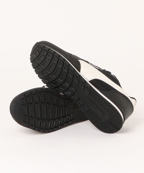 「PUMA」 ローカットスニーカー 24.0cm ブラック×ホワイト レディース_画像3