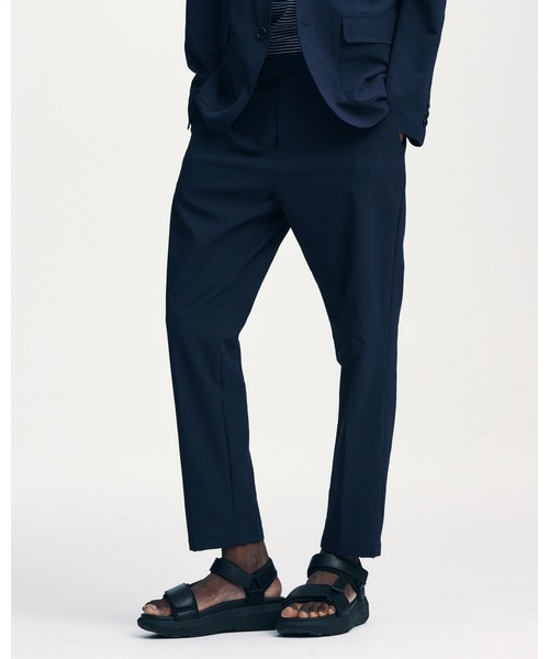 uvカット スラックス 4WAY STRETCH SHIRRING SLIM-FIT SLACKS メンズ レディースの画像